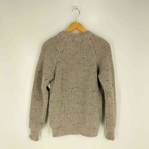 アランクラフト aran crafts 90s アイルランド製 ネップ ローゲージニット メンズ import:S